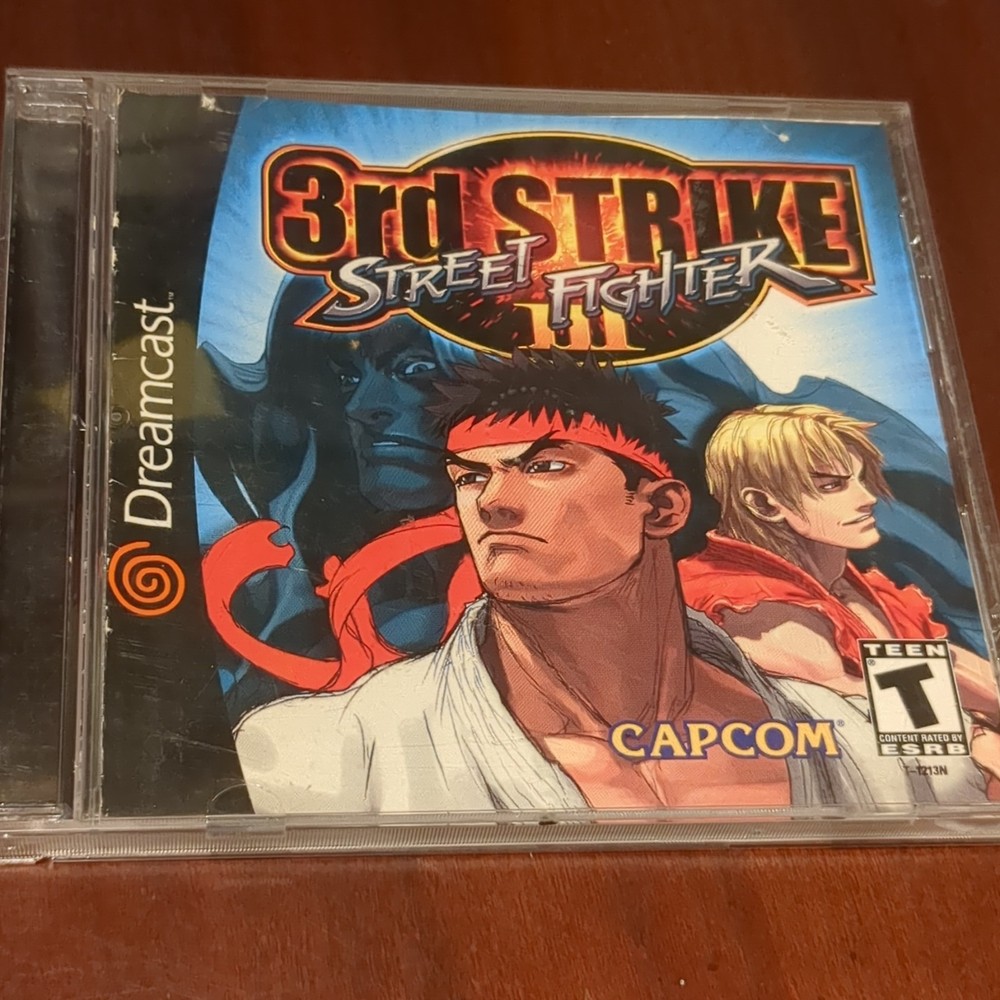 Capcom Street Fighter III: 3rd Strike (Sega Dreamcast, 2000) NTSC-U/C Rated T