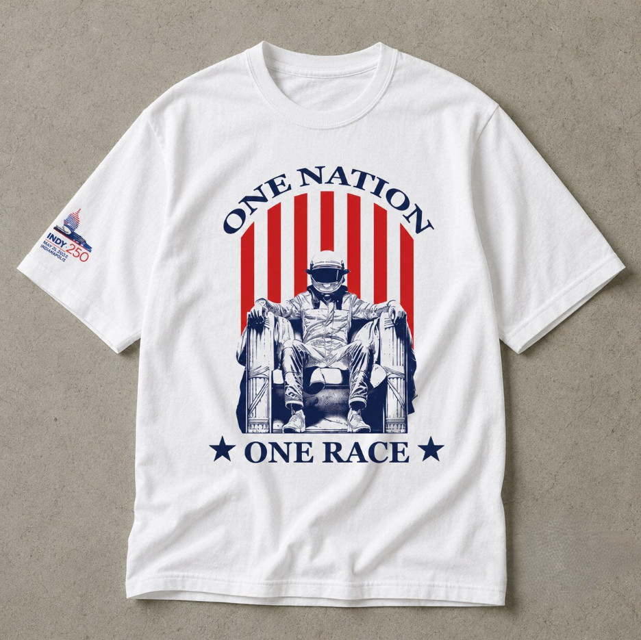HOT NEW ITEM! Indycar 2026 Freedom 250 Grand Prix One Nation Shirt All Size