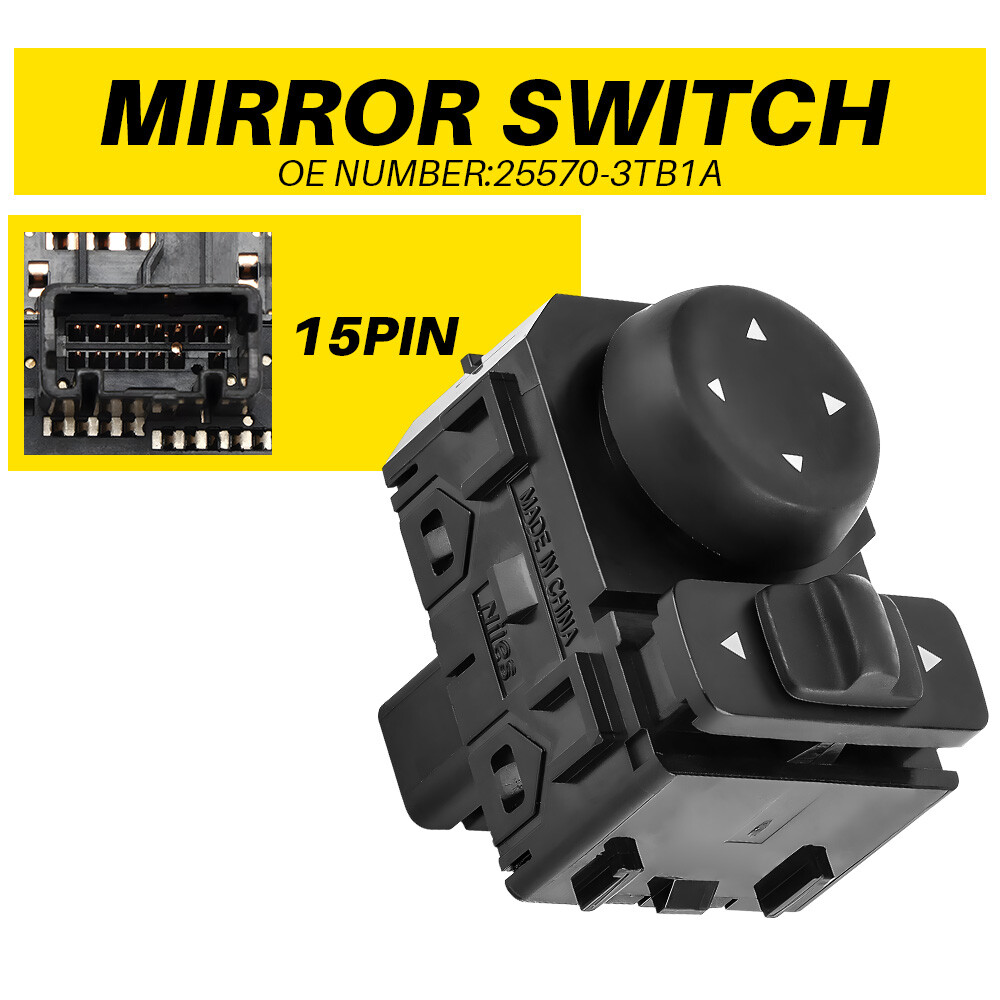 Left Mirror Switch Control Fits Nissan Pathfinder Maxima Murano Rogue Altima