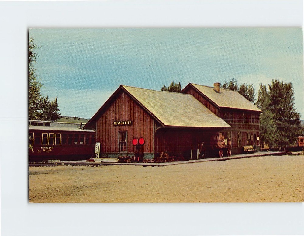 Postcard Alder Gulch Short Line Railroad Nevada City Montana USA