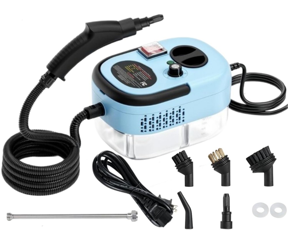 7 in 1 2500W High Pressure Steam Cleaner for Home Car Floors Multi-Purpose Steamer