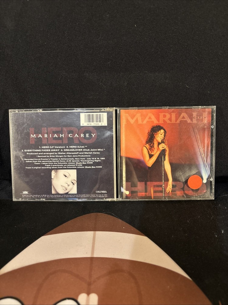 Hero [Maxi Single] by Mariah Carey (CD, Nov-1993, Columbia (USA))