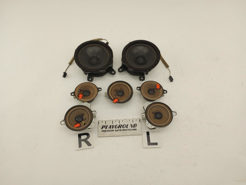 Saab 9-3 SEDAN Set Of 7 Seven Interior Stereo Radio Audio Speakers 2004-2011 04