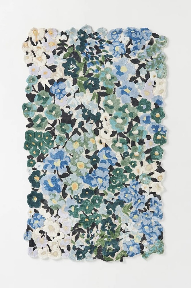 Cassia Rug Hand Tufted Area Rugs floral Shaped Rugs unique Design Rugs for Kids