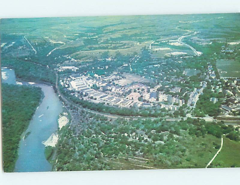 Pre-1980 AERIAL VIEW Fort Riley - Manhattan & Junction City Kansas KS AC9719