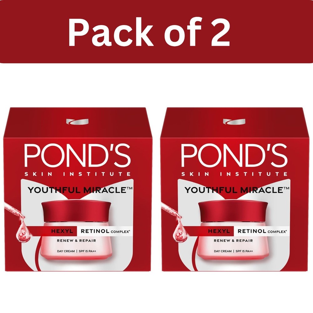 PONDs Youthful Miracle Hexyl Retinol Day Cream 50gm for Renewal