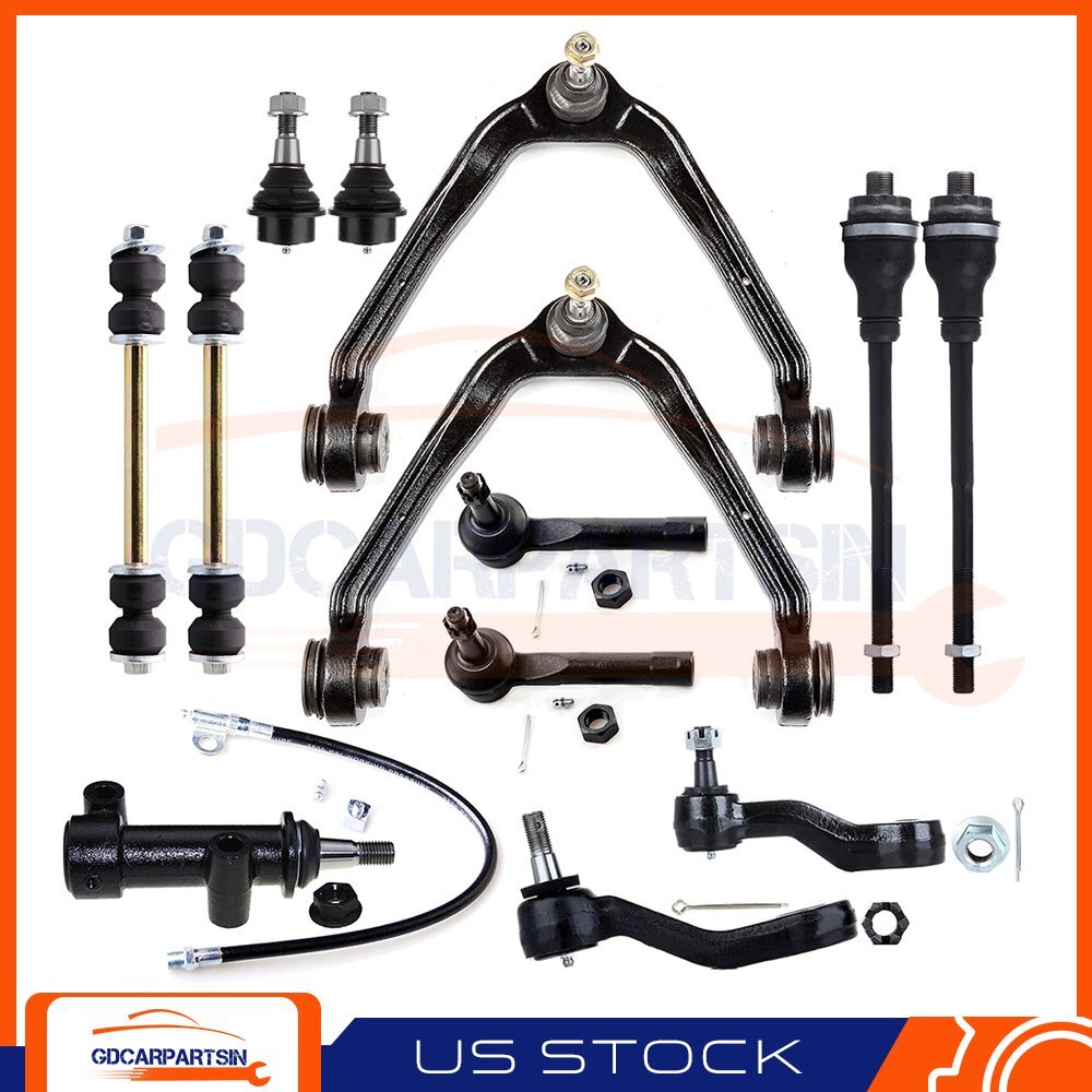 13pc Steering Control Arm & Tie Rod Kit for Chevy GMC H2 SUVs