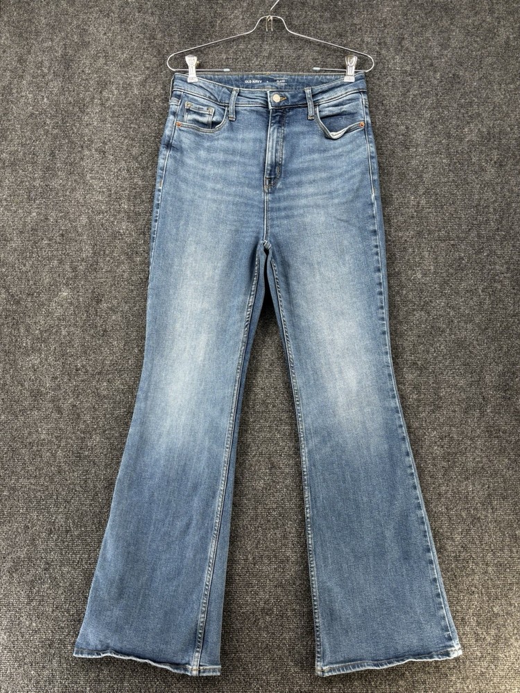 Old Navy Higher High Rise Flare Jeans Secret Smooth Pockets Women’s 6