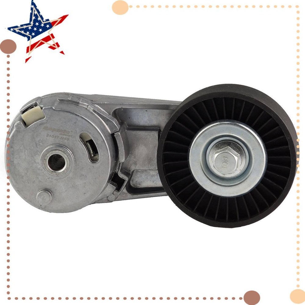 Fits Chevy Cobalt HHR Pontiac Saab Serpentine Belt Tensioner + Pulley 24430296 S