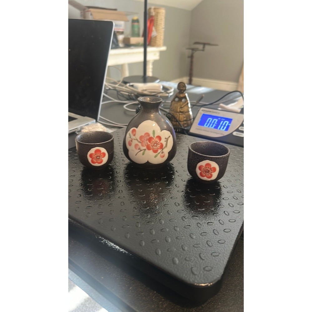 Sake Set - pitcher and two cup set