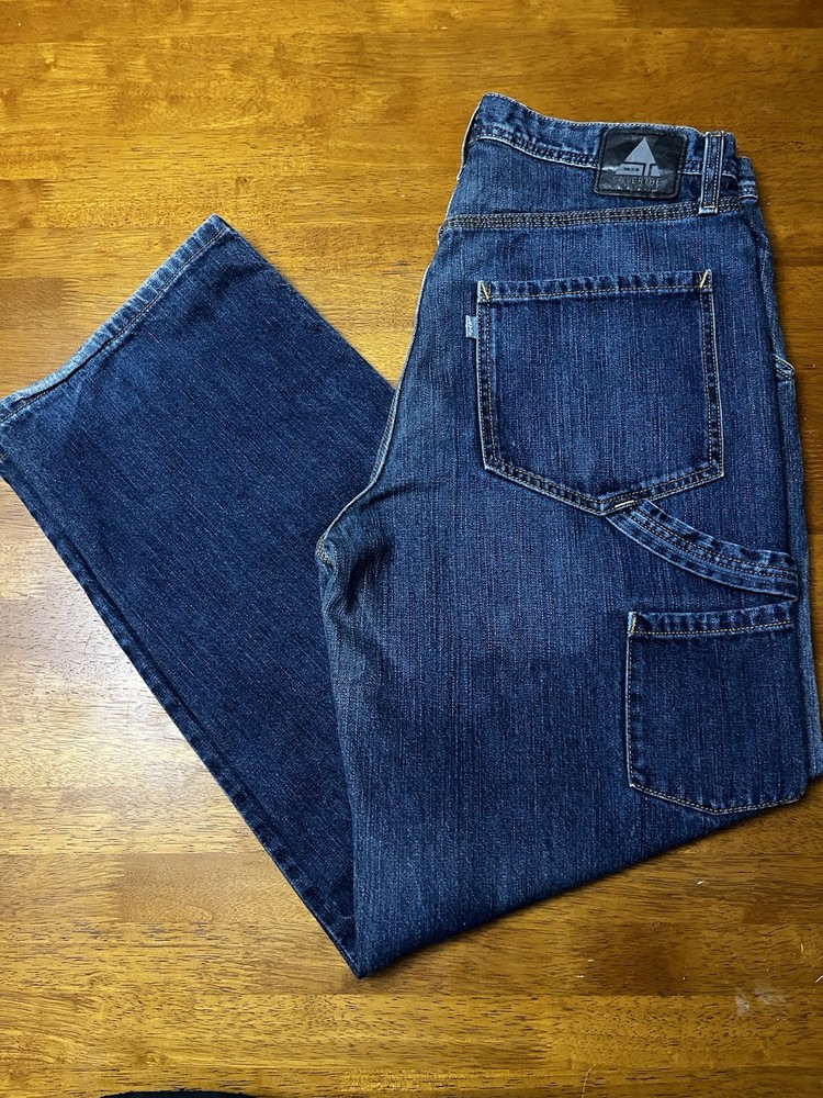 VTG Levis SilverTab Mens 34x32 Carpenter Jeans Baggy Y2K Skater Grunge Relaxed