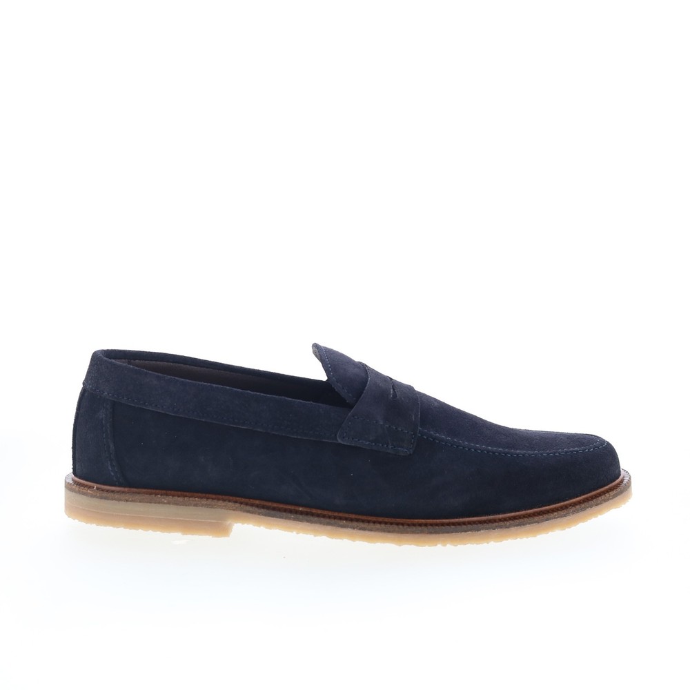 Bruno Magli Carmelo MB4CARN1 Mens Blue Loafers & Slip Ons Penny Shoes