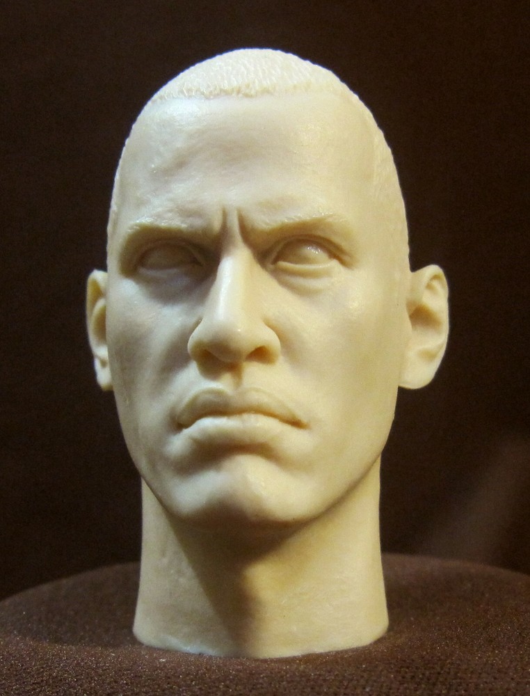 D-17 CUSTOM RESIN UNPAINTED HEAD SCULPT Action figures 1/6 Scale