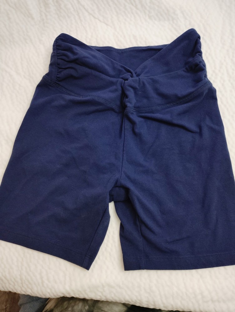 Victoria’s Secret PINK Active Biker Shorts Blue Pull On Women’s Size Small