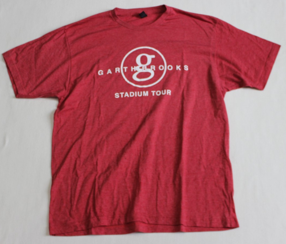 Garth Brooks I've Got Friends in Stadiums Concert Tour T-Shirt Men's Size XL Red