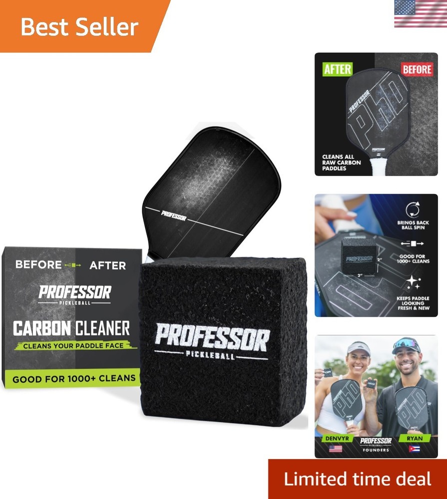Carbon Cleaner for Raw Pickleball Paddles - Effortless Residue Removal