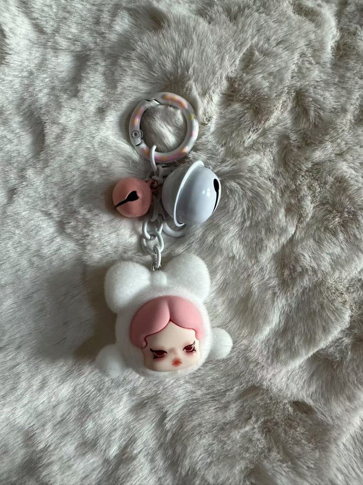 Cute Key chains - Flocked Doll
