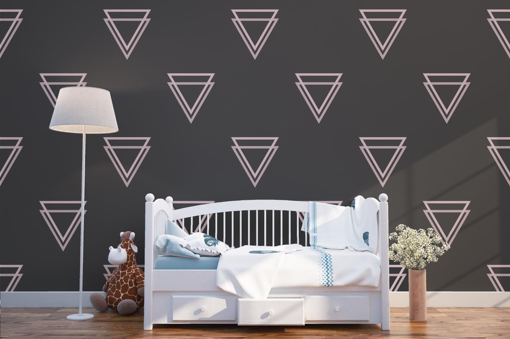 3D Geometric Decorative Pattern Wall Murals Wallpaper Murals Wall Sticker 19