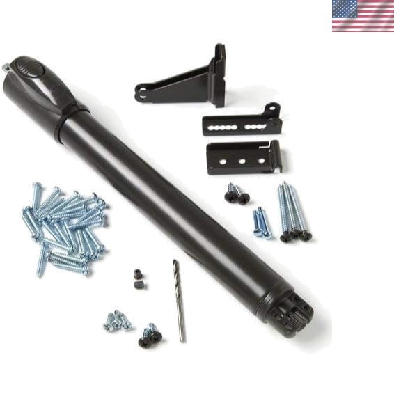 Bronze Storm Door Closer Kit - Secure Closure with Easy Screw-in Installation