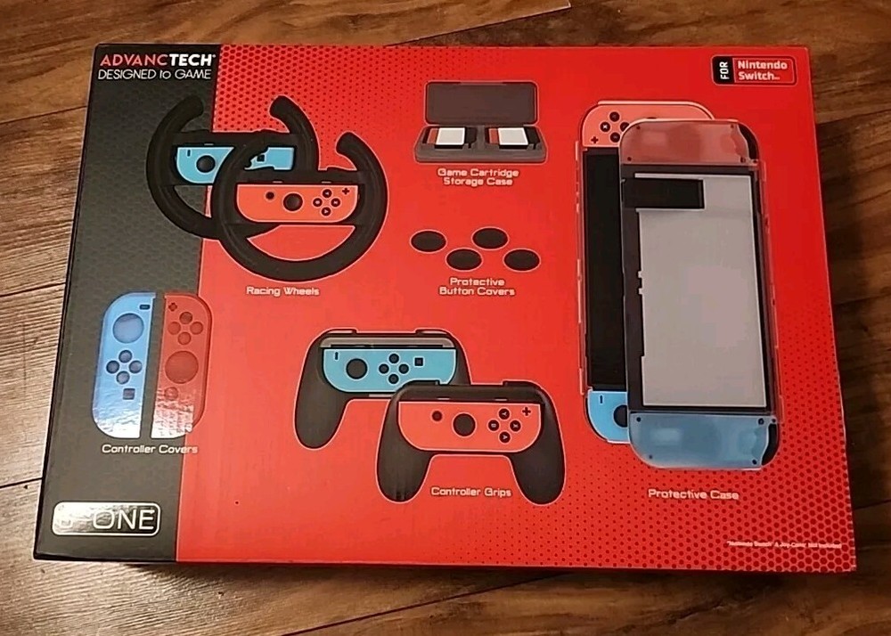 Advanctech 6 In 1 Set For Nintendo Switch Accessories New Unopened Box