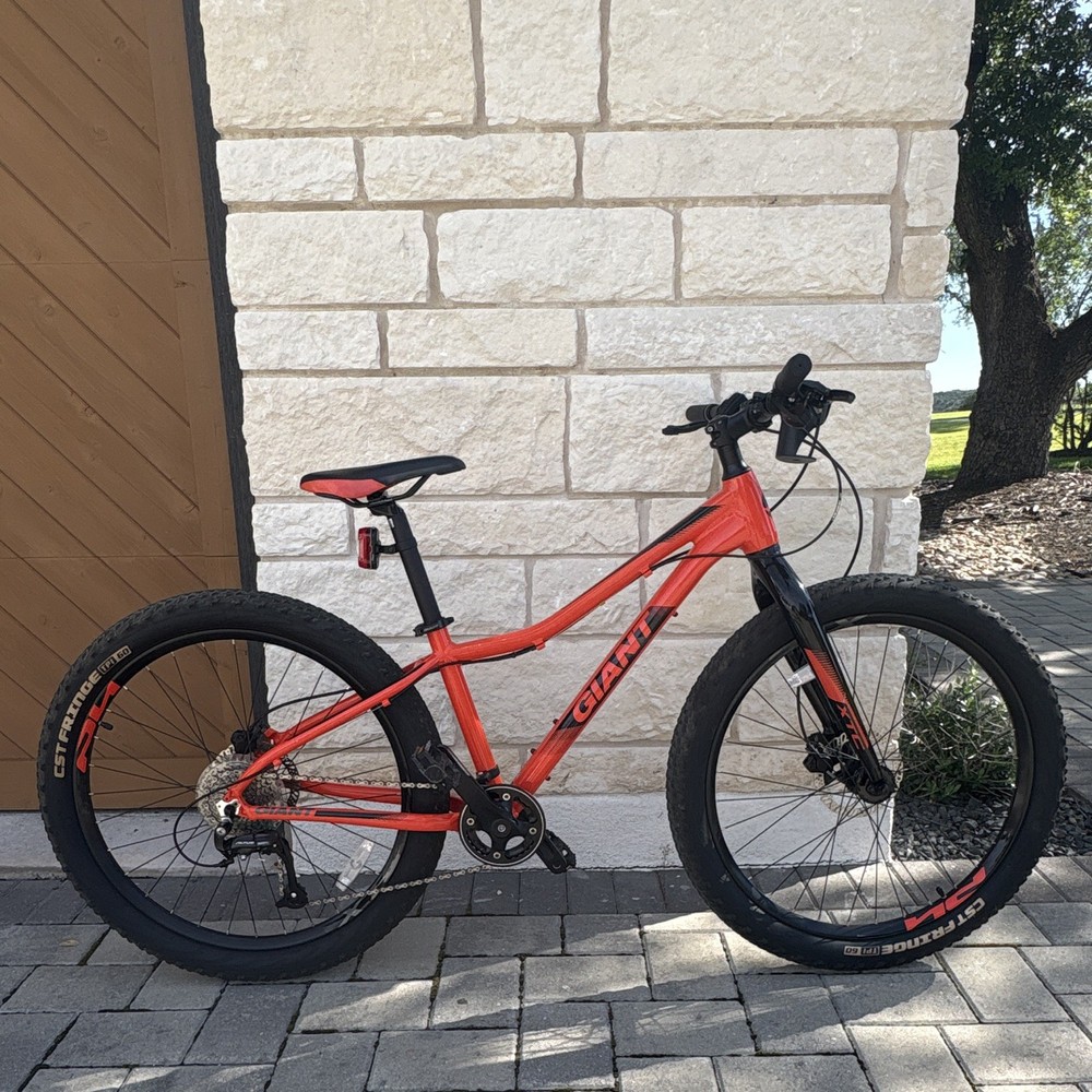 2021 Giant STP 24 Rigid Kids MTB - Upgraded 9-Speed Shimano, Hydraulic Brakes