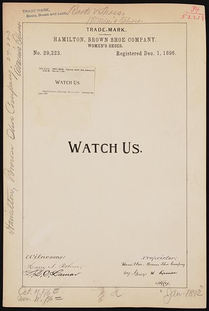 Photo:Hamilton, Brown Shoe Company for Watch Us brand Women's Shoes