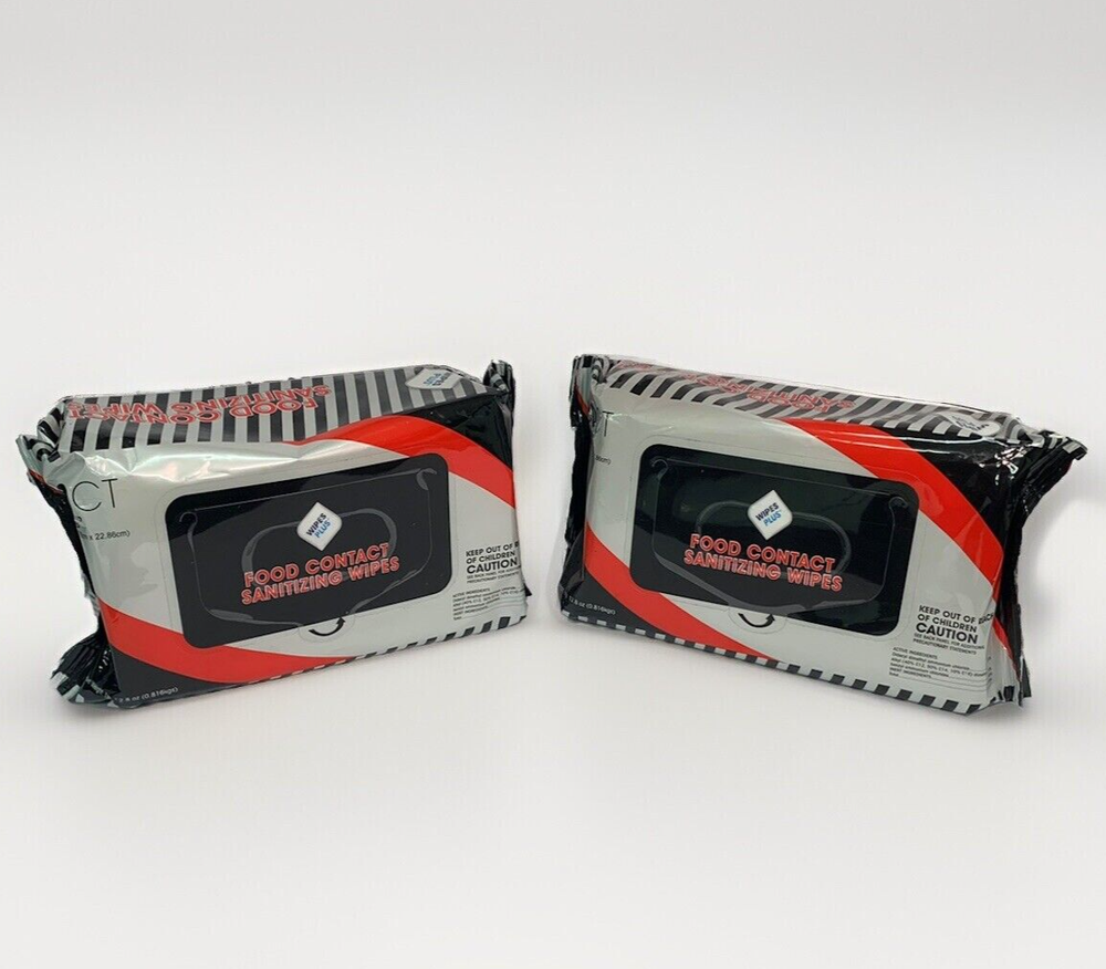 Wipes Plus Food Contact Multi-Surface Sanitizing Wipes 80 Ct. 2 packs (160 ct.)