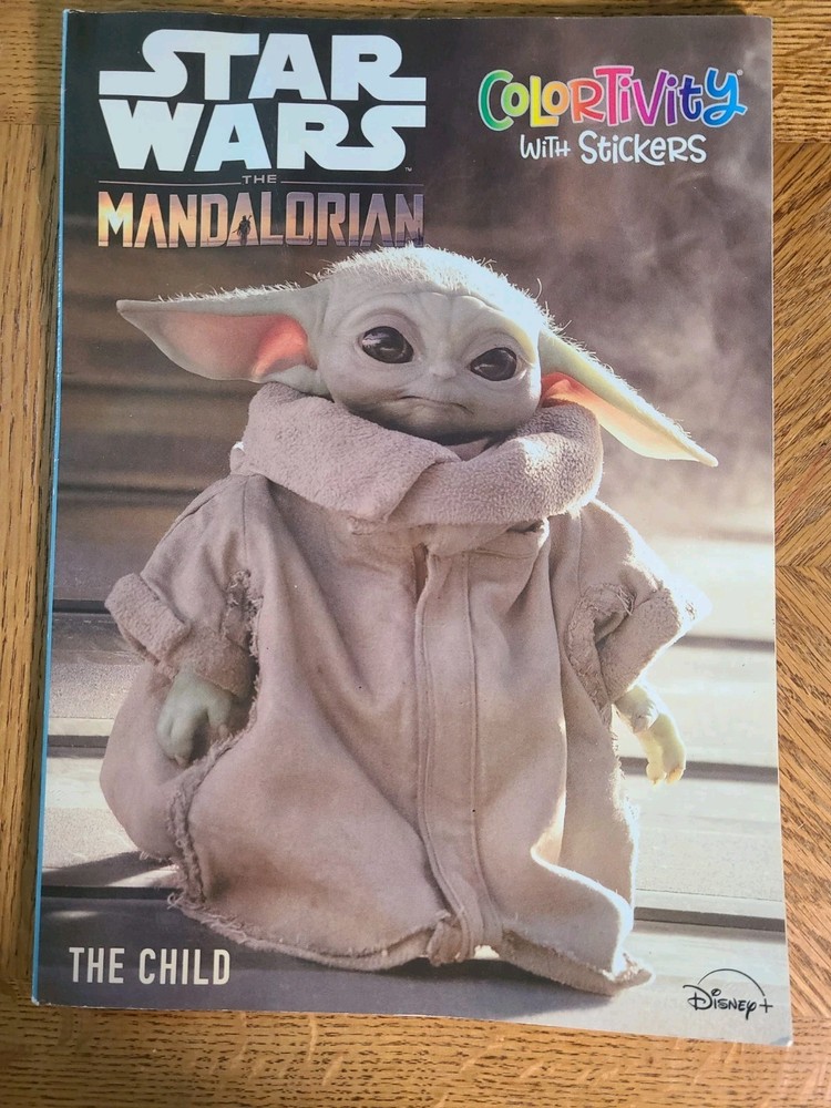 Star Wars The Mandalorian: The Child-Coloring Book with Stickers - GOOD