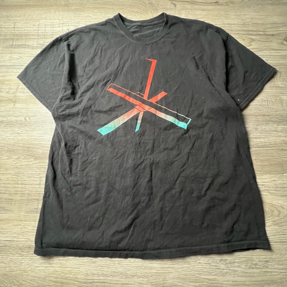 The Chainsmokers T-Shirt Mens XL Black WWJ World War Joy Tour 2019 Graphic Tee