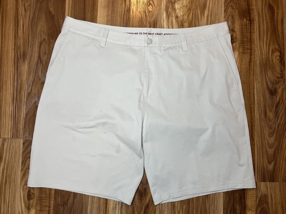 Rhone Mens Commuter Shorts 40 Beige Performance Stretch 8