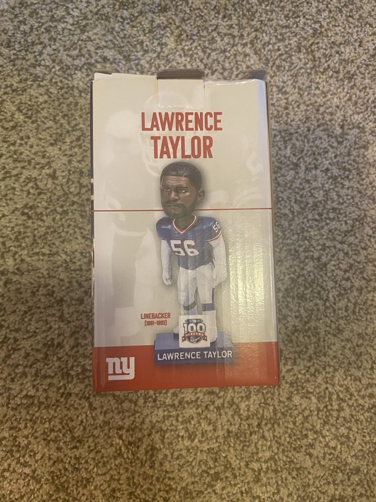 NY Giants Lawrence Taylor NFL 100th Anniversary Bobblehead Football Collectible