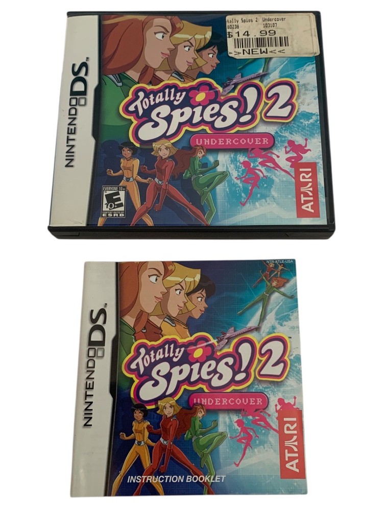 Totally Spies 2 Undercover for Nintendo DS CASE AND MANUAL ONLY NO GAME