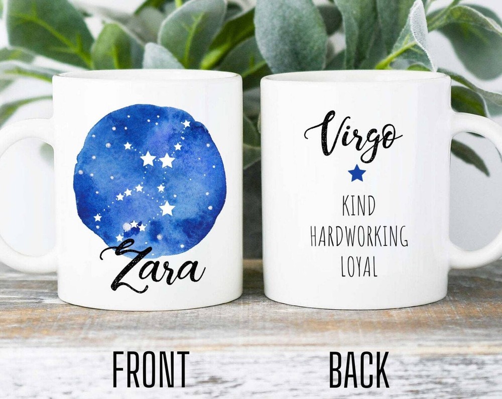 Virgomug Custom Virgo Mug Virgo Gift Constellation Coffee Mug Personalised