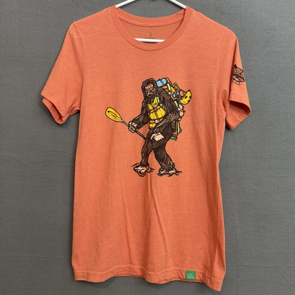 Bigfoot T-Shirt Hiking Wild Tribute 4 The Forests SZ  S Conservation Sasquatch
