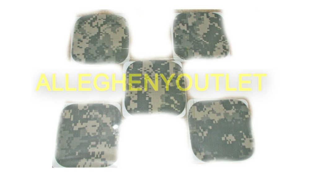 LOT of 5 -US ARMY MILITARY SOT ACU REPAIR PATCH ADHESIVE NO IRON 4 x 4 NEW