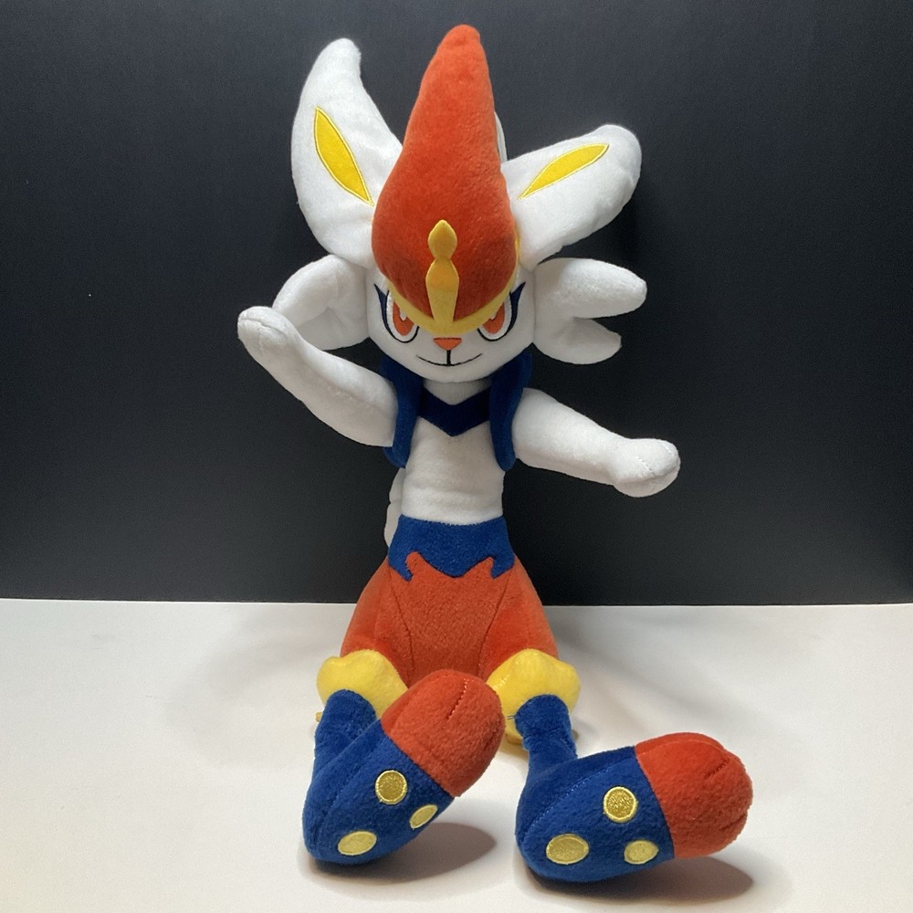 Cinderace Pokemon Bandai Spirits Banpresto Large Plush 18” Toy Japan