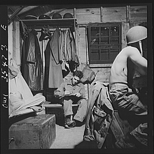 Greenville, South Carolina. Air Service Command. Writing a letter home]