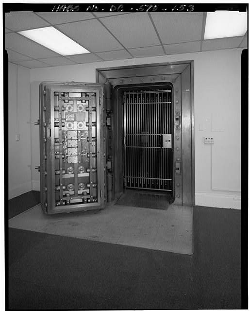 Washington DC 1914 City Post Office Diebold Vault Door Open Northwest