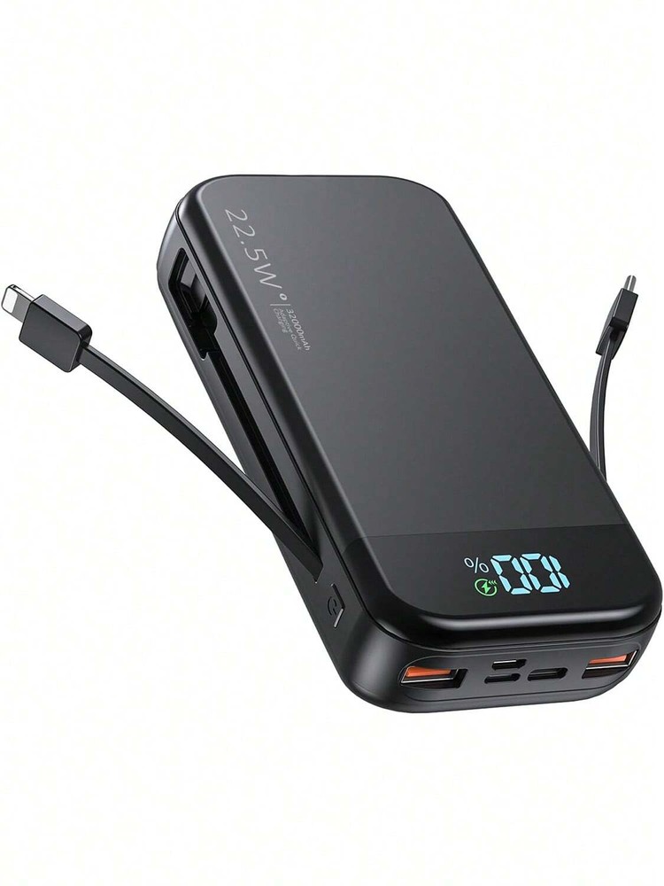 Portable Charger 32000mAh, 22.5W QC 3.0 PD 20W Smart LED Display Fast Charging B