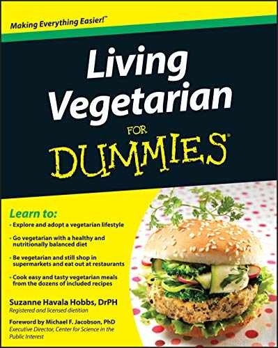 Living Vegetarian For Dummies - Paperback, by Hobbs Suzanne Havala - Very Good