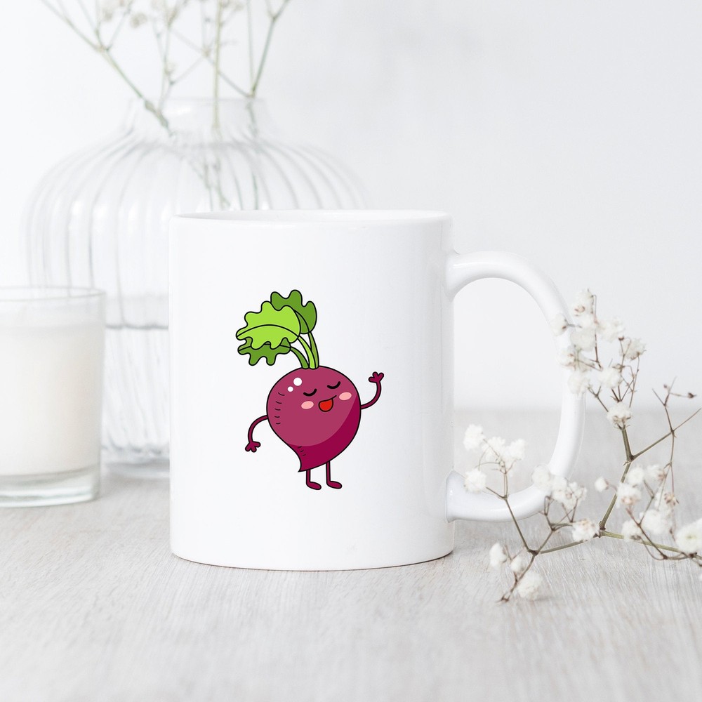 Beet Mug Beet Mug Beet Gift Beet Coffee Mug Cute Beet Gift Beet Lover Mug Cute