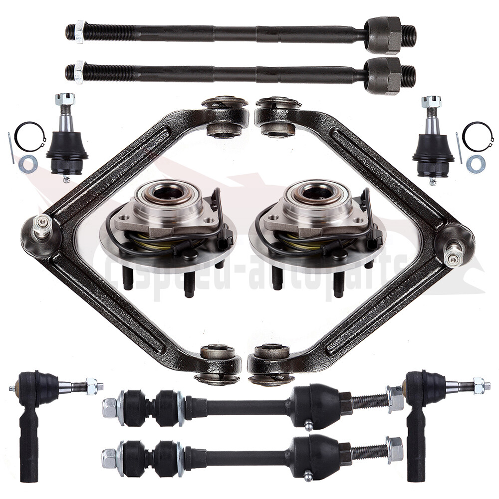 12PCS Front Control Arm Ball Joint Wheel Bearing Hub Kit for 2002-2005 Dodge Ram 1500