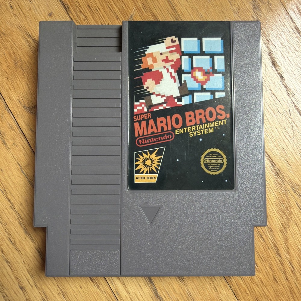 Super Mario Bros. NES Authentic 5 Screw Game Cartridge Untested