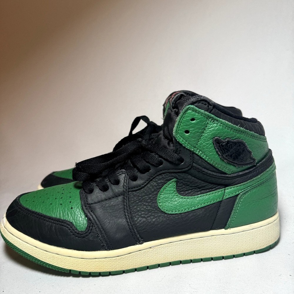 Nike Air Jordan 1 Retro High OG GS Pine Green 2.0 Men's Shoes - Size 7 - 575441
