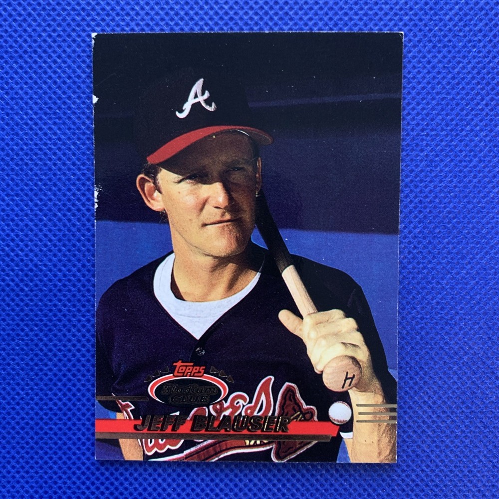 1993 Topps Stadium Club Jeff Blauser Atlanta Braves #436