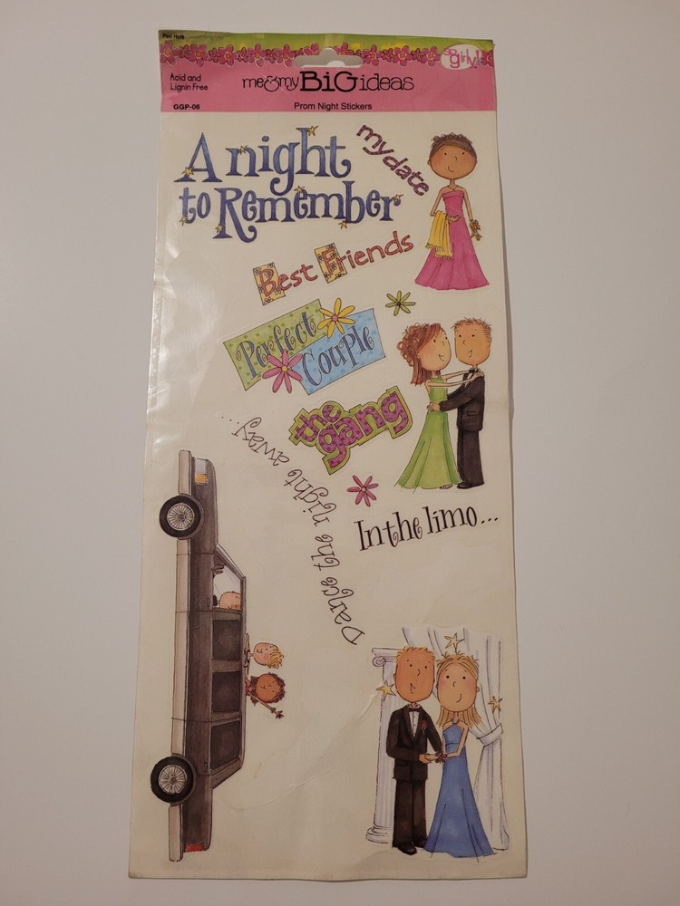 Me And My Big Ideas Acid Free Stickers -A Night To Remember- In Package-image