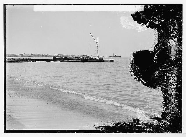 Photo:German Baghdad Railway, 190_. The German pier at Alexandretta