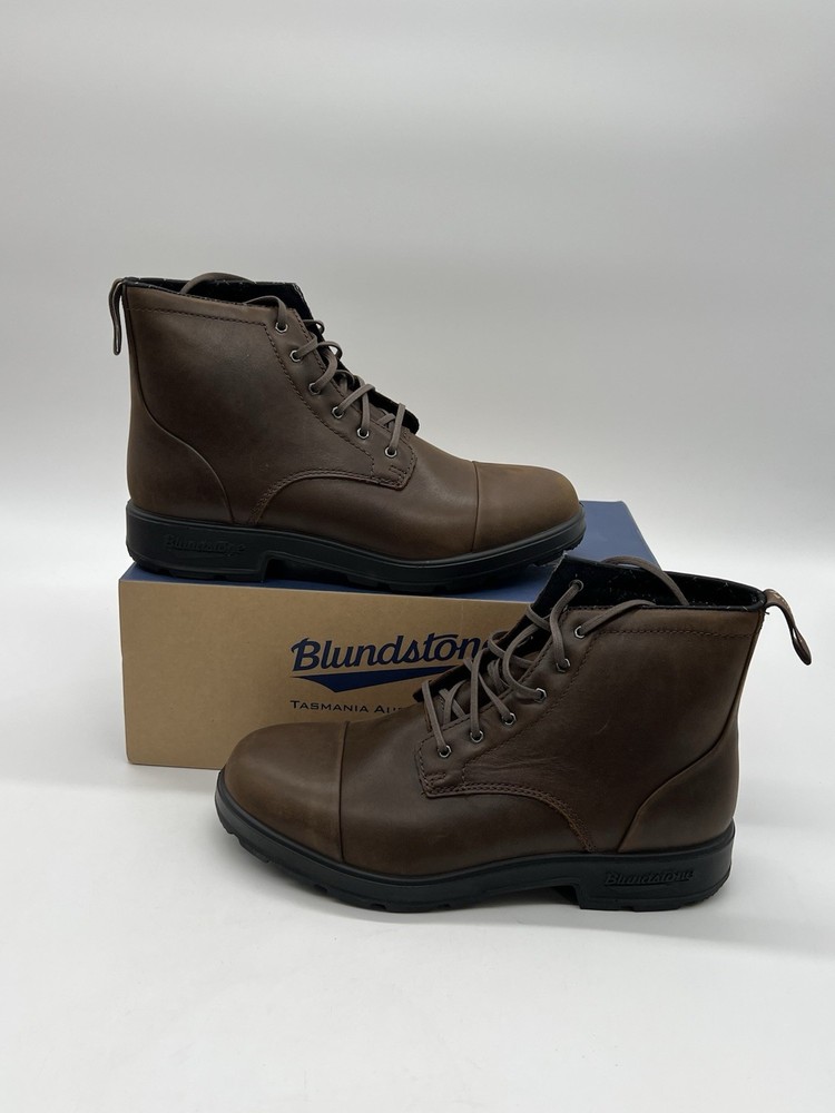 Blundstone 1935 Men's Antique Brown Leather Lace-Up Ankle Boots UK 8 US 9