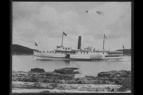 Steamer JT Morse,Eastern Steamship Company,Detroit Publishing Company,1910