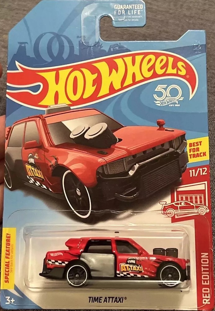 New Hot Wheels Target Exclusive Time Attaxi HW Red Edition 50th 2017